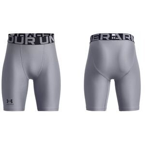 Under Armour YOUTH HeatGear Armour Shorts Steel/Black XL